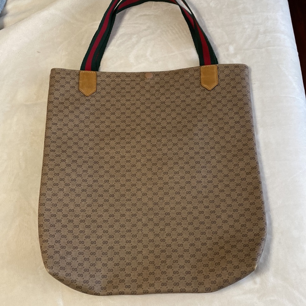 Authentic Vintage Gucci Tote Bag
